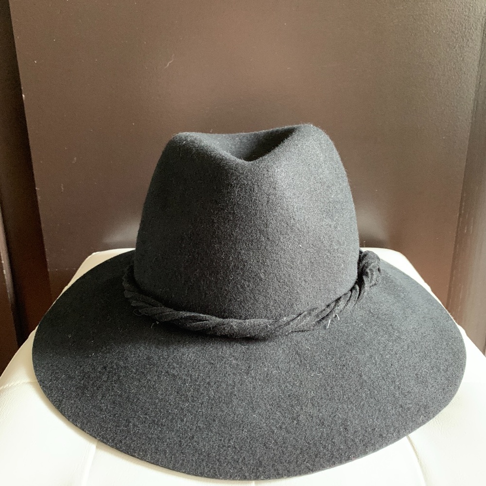 Free People Black Wool Hat